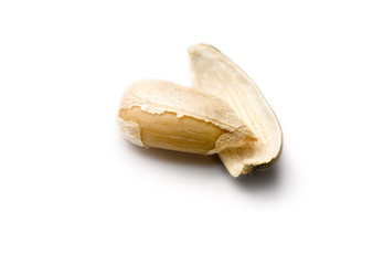 Sunflower seed isolated on white