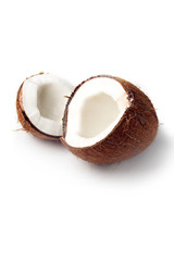 Coconut isolated on white