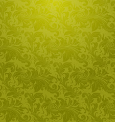 Green Seamless pattern wallpaper