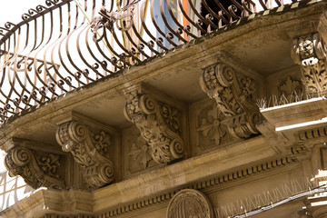 Balconi del Palazzo Spadaro (Scicli)