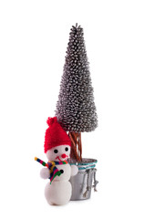 Snowman and Christmas-tree