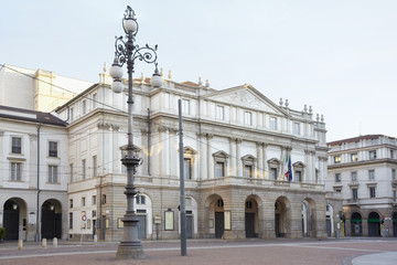Fototapeta na wymiar La Scala Mediolan