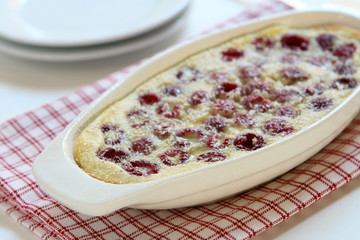 Raspberry Clafoutis