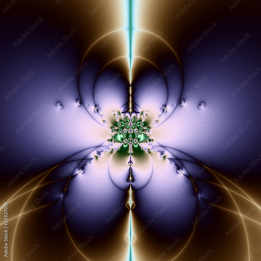 Poster magical abstract glowing background object