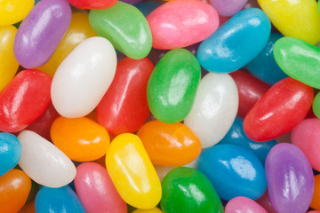 Fototapeta na wymiar Jelly Beans Close-up