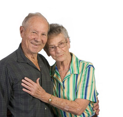 Senior man and woman