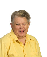 Obraz premium Happy Senior Woman