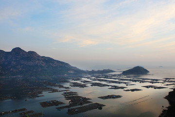 福建连江海上渔村