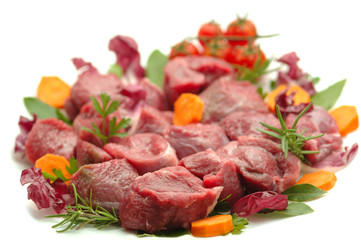 Raw beef