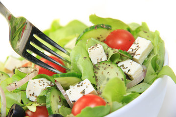 Fresh healthy garden salad