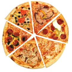 Cercles muraux Pizzeria fond de pizza