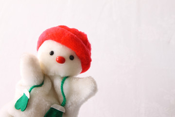 雪だるまの人形
