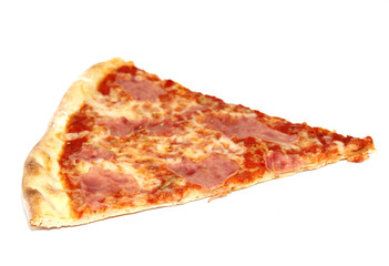 Pizza slice close-up
