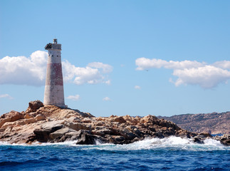 Faro della secca dei monaci (Caprera)