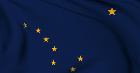 Alaska flag - USA state flags collection
