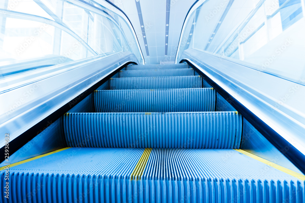 Canvas Prints escalator