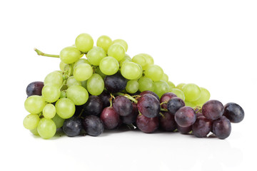 Two grape clusters