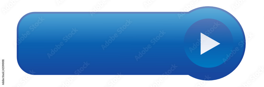 Wall mural blank web button (template internet click here go ok connection)