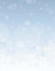 silver christmas background, vector