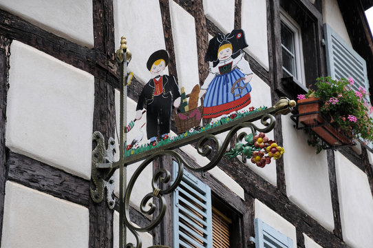 maison à Eguisheim en Alsace