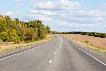 Fototapeta premium turn on highway