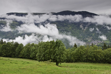 Alrededores del pueblo de Le Praz