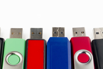 USB Stick in Reih und Glied