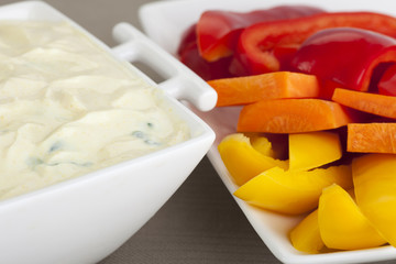 Fresh Vegetables and Dip