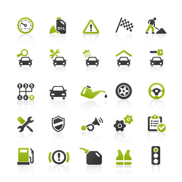 Green Black Website Icons