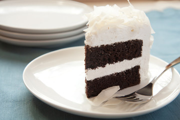 Chocolate coconut cake