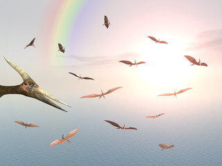Ozeansegler Pteranodon Ingens © Michael Rosskothen