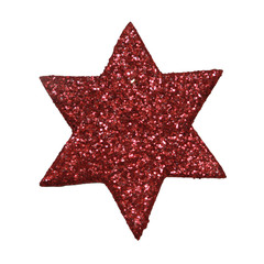 Roter Stern freigestellt