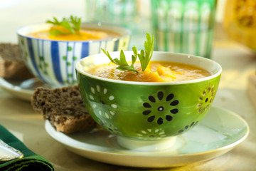 Kürbiscremesuppe