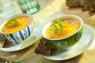 Kürbiscremesuppe