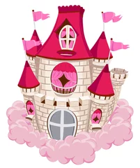 Cercles muraux Chateau Château rose