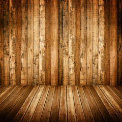 interior of wood house