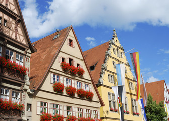 Obraz premium Historic house facades