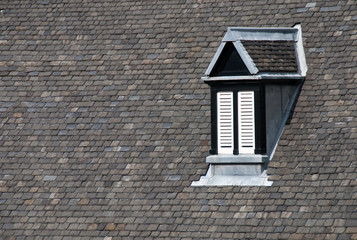 Roof of a house