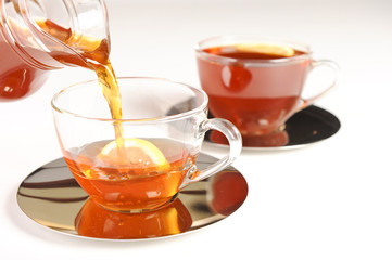 Healthy red bush tea from South Africa