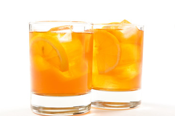 Healthy red bush iced tea