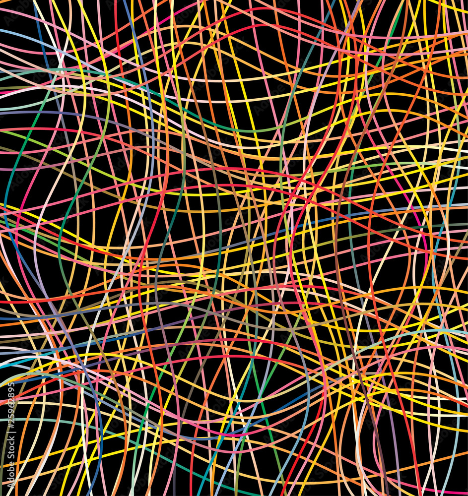 Poster vector abstract background of colorful lines