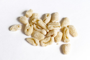 Isolated homemade pasta