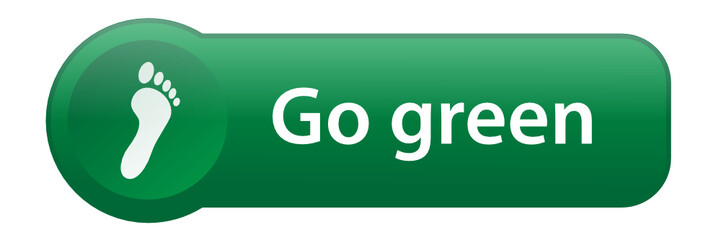 GO GREEN Key on Keyboard (environment recycle carbon green)