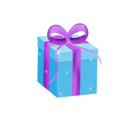 Isolated gift box