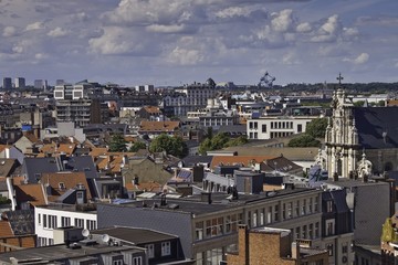Fototapeta premium Skyline of Brussels
