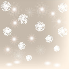 Background with snow