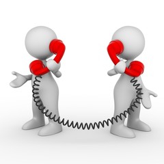A brief telephone conversation