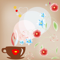 Flower tea