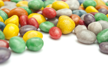 Fototapeta na wymiar colorful chocolat tabs close-up