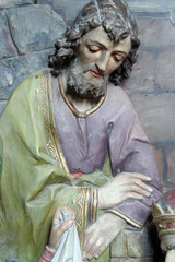 Saint Joseph in the Nativity Scene